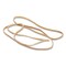 Universal 4 oz. Box 0.06 in. Gauge Size 117 Rubber Bands - Beige (50/Pack)